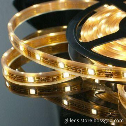 Flexible LED Strip, with RoHS and CE Certification, Various Colors are Available